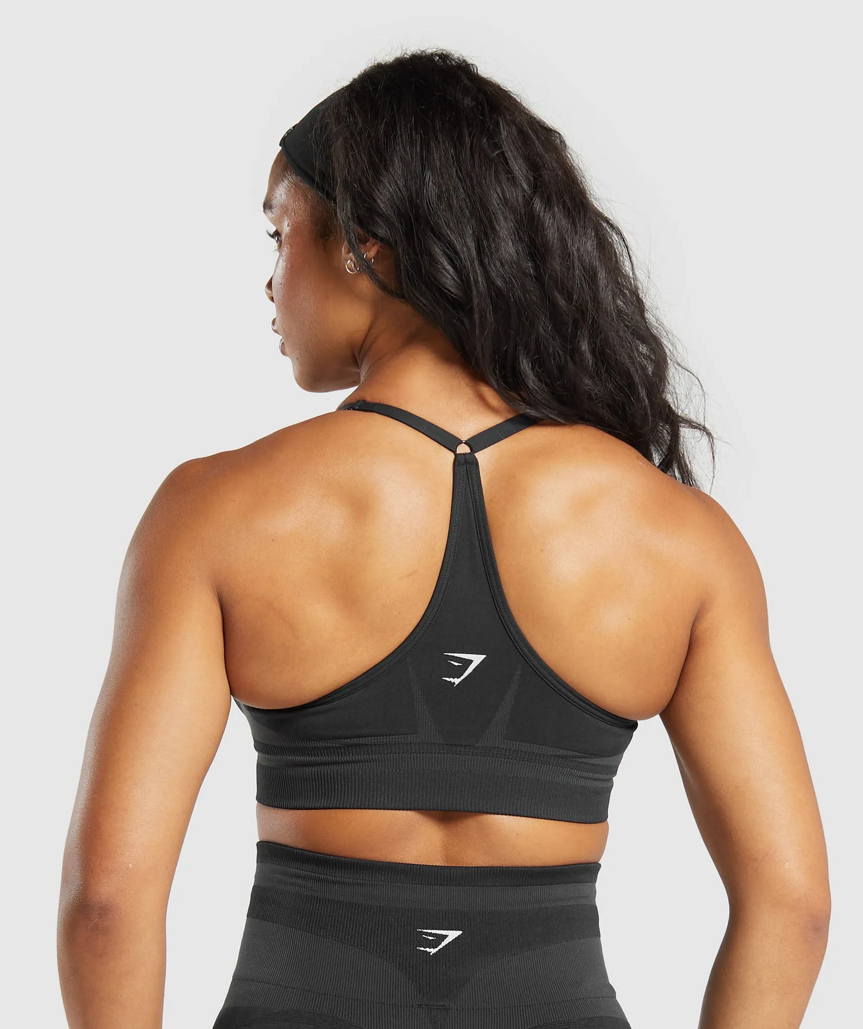 Gymshark Boost Bra - Black/Asphalt Grey