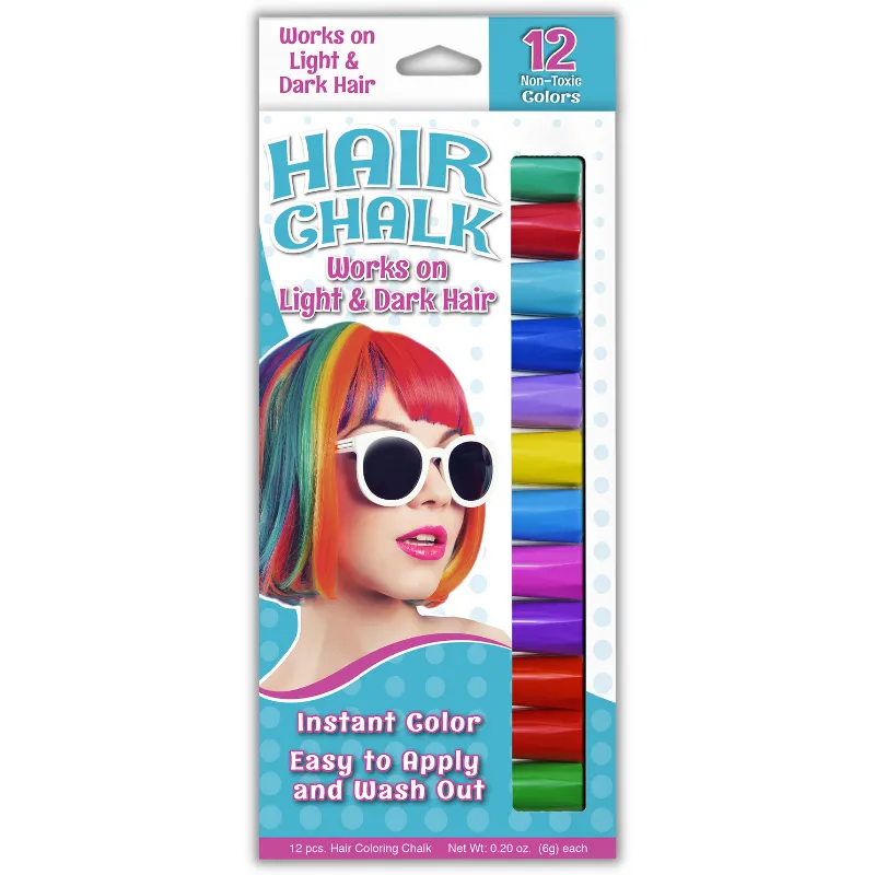 Hair Coloring Chalk, 12 Pack by The Pencil Grip, Inc.