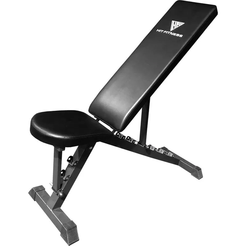 Hit Fitness Core Pack 80kg | Squat Rack - Bench - Radial Plates