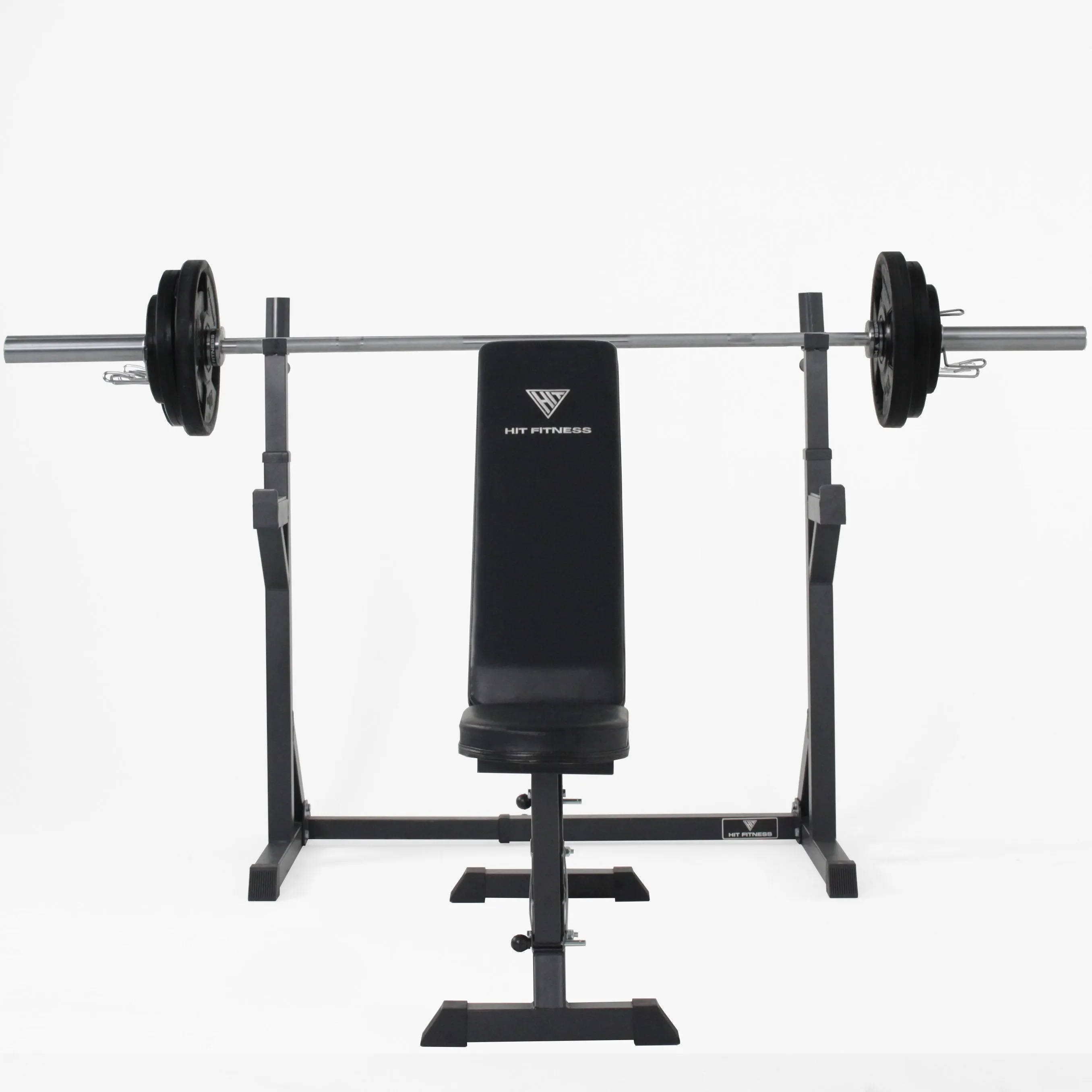 Hit Fitness Core Pack 80kg | Squat Rack - Bench - Radial Plates