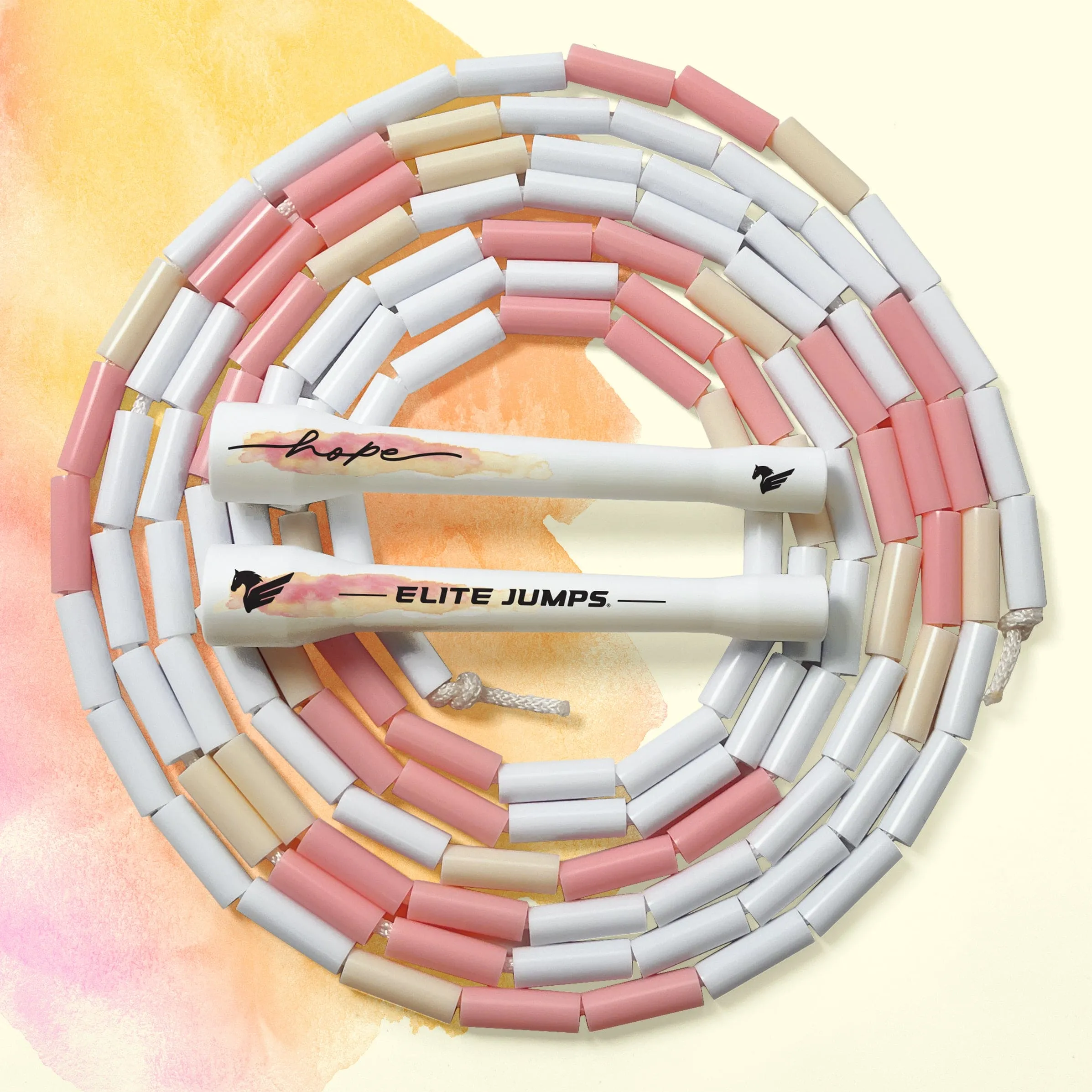 Hope Rope - Spring Sunset 1" Beaded Jump Rope