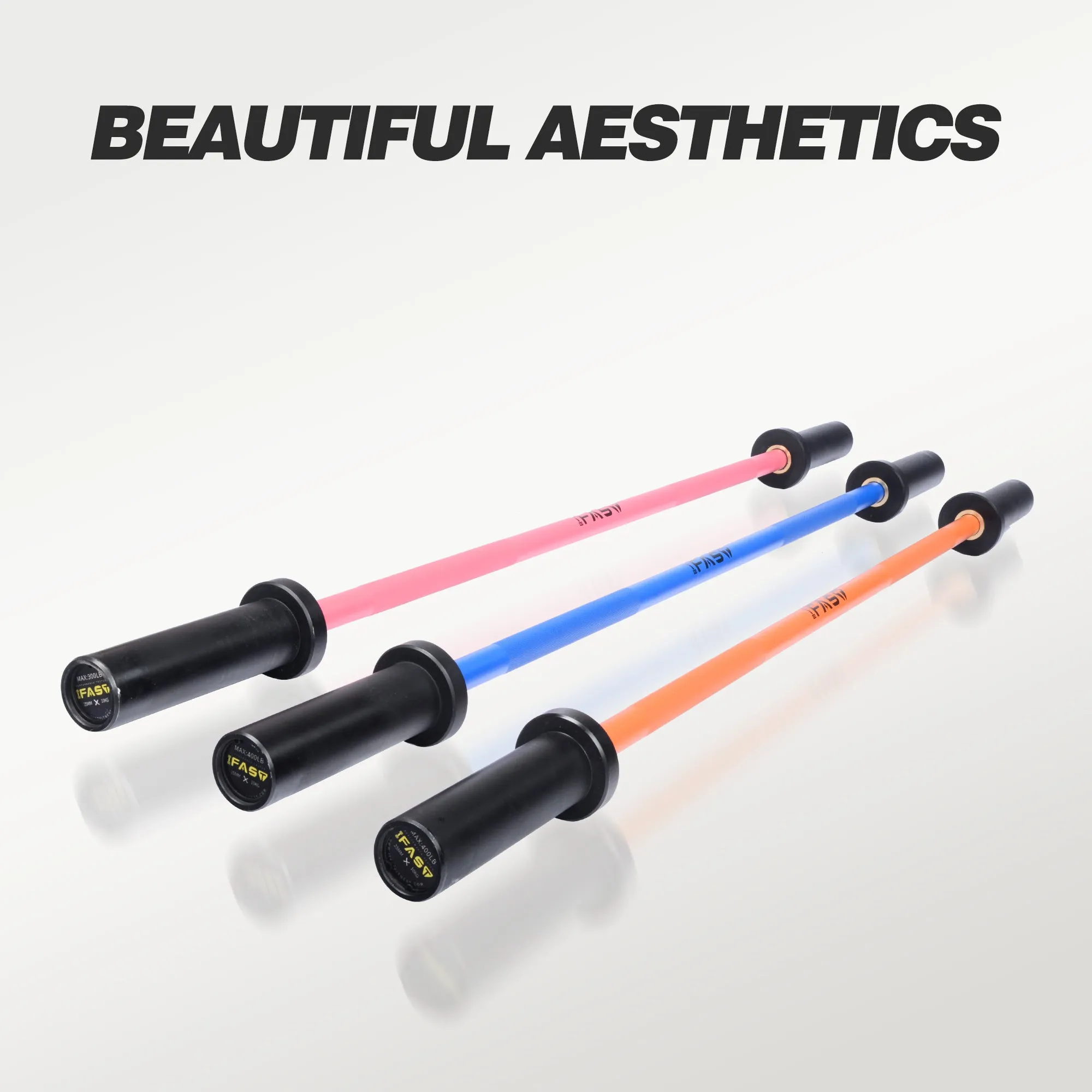 IFAST 4Ft Olympic Chrome Barbell Bar