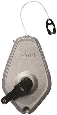 Irwin Aluminum Chalk Reel' 1:1 Gear Ratio' 100 Ft.