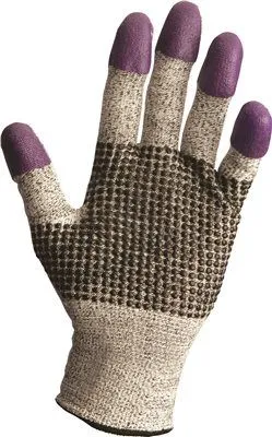 Jackson Safety* G60 Purple Nitrile* Ambidextrous Cut-Resistant Gloves Purple Extra Large 24 Pairs Per Case