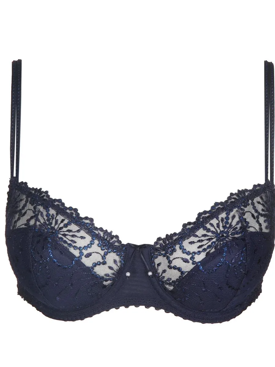 Jane Half Padded Balcony Bra - Velvet Blue