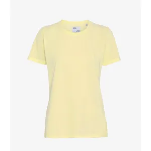 Light Organic T-Shirt Soft Yellow size L