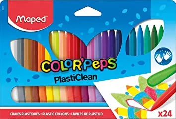 Maped Color Peps Plastic Clean Crayon