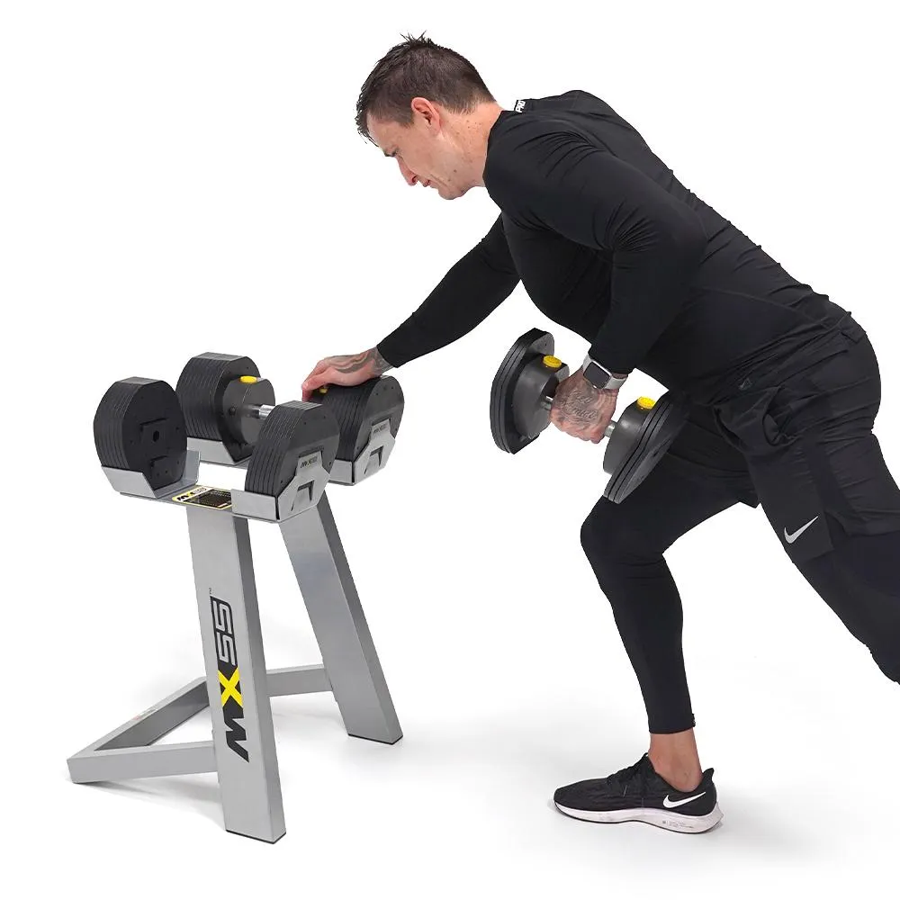 MX Select Adjustable Dumbbells and Adjustable Barbell & EZ Curl Package