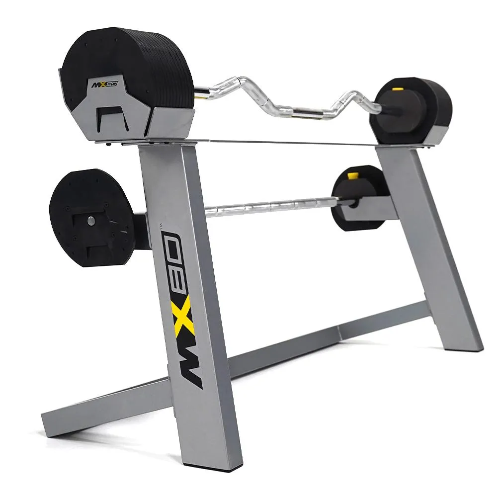 MX Select Adjustable Dumbbells and Adjustable Barbell & EZ Curl Package