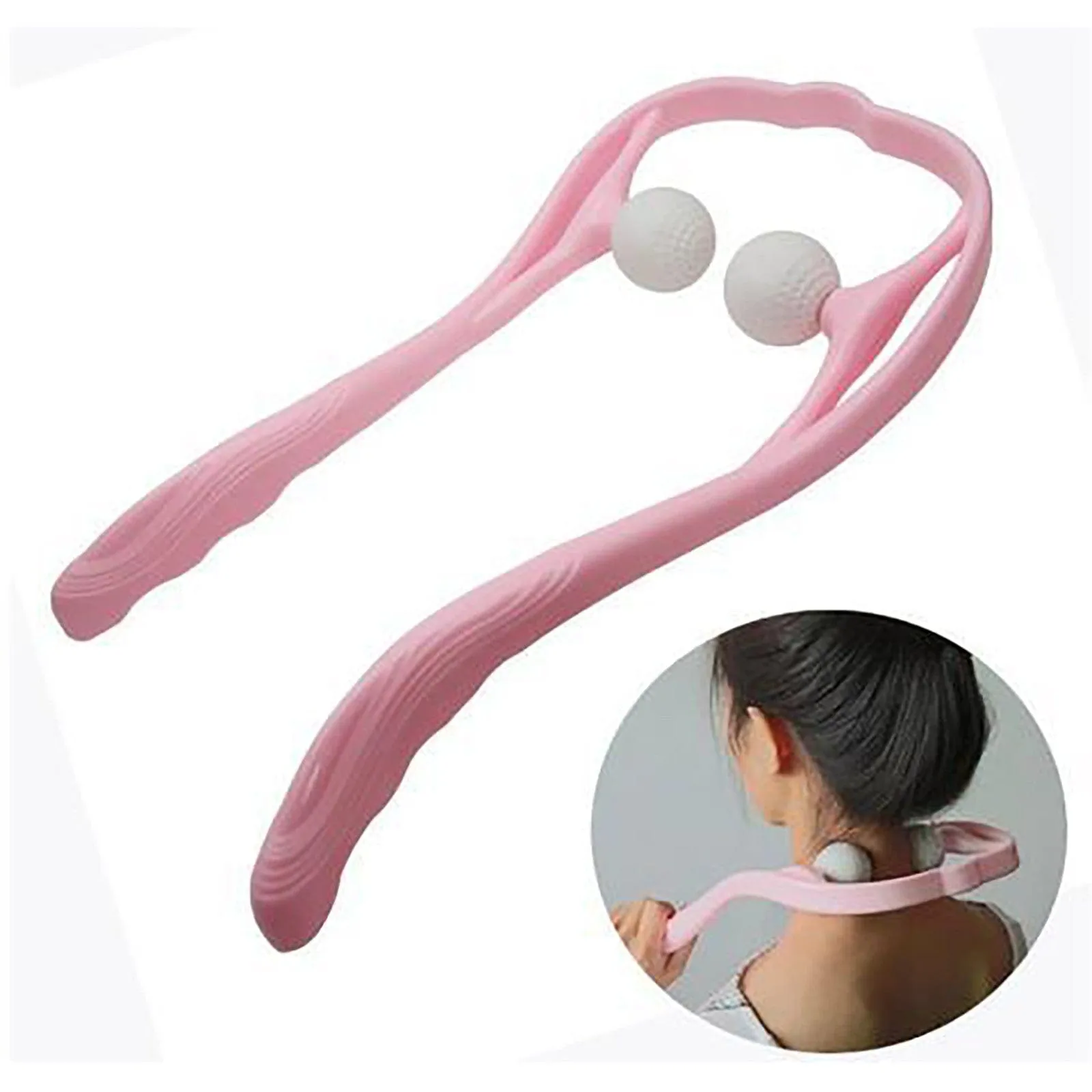 New Manual Neck Massager Roller For Shoulder