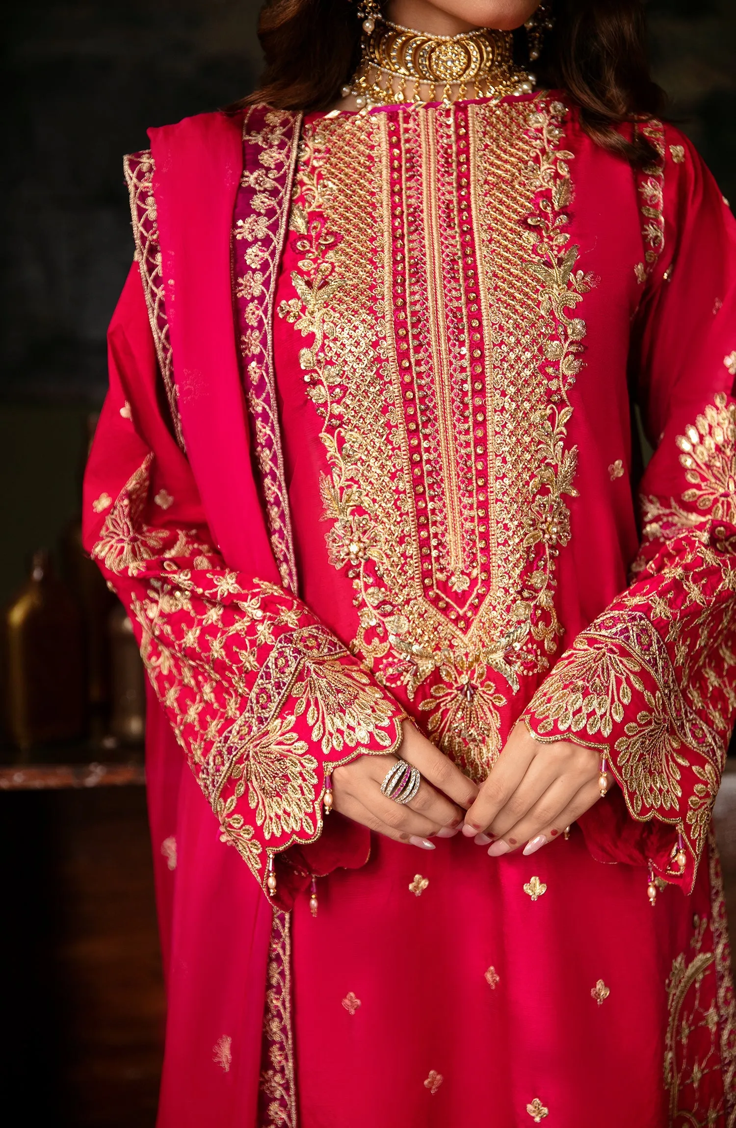Noori By Emaan Adeel Unstitched 3 Piece Silk Formals Collection'2024-NR 02 Zebaish