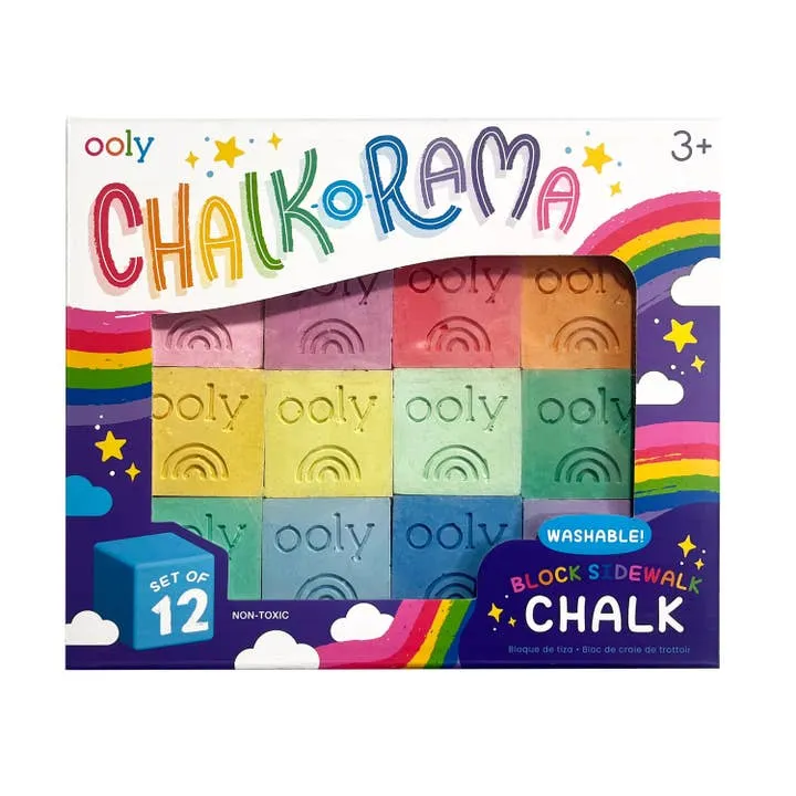 Ooly - Craie de Trottoir - Chalk-O-Rama Block||Ooly - Sidewalk Chalk - Chalk-O-Rama Block
