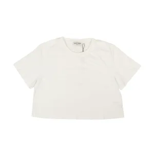 Opening Ceremony Blank Oc Cropped T-Shirt - Chalk