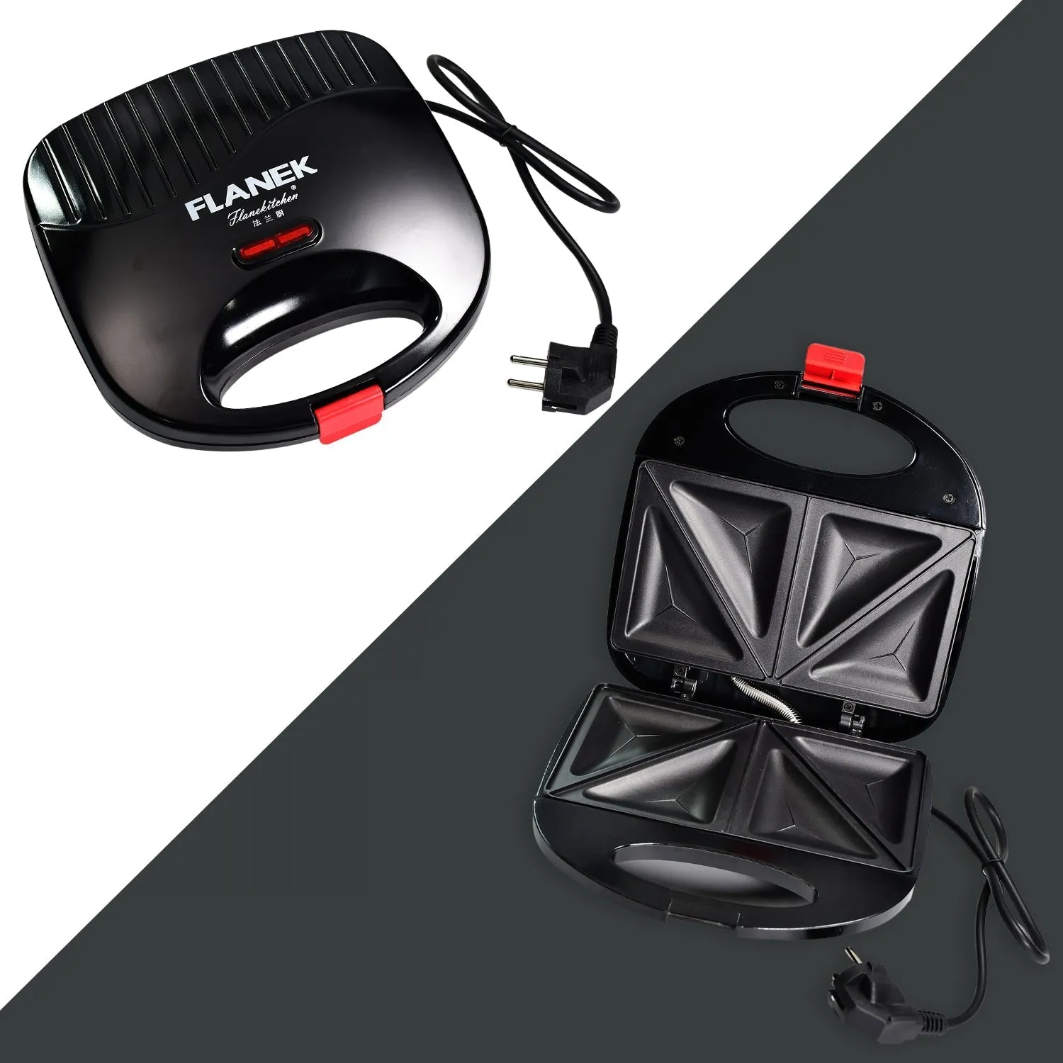Sandwich Maker Makes Sandwich Non-Stick Plates| Easy to Use with Indicator Lights Sandwich toaster