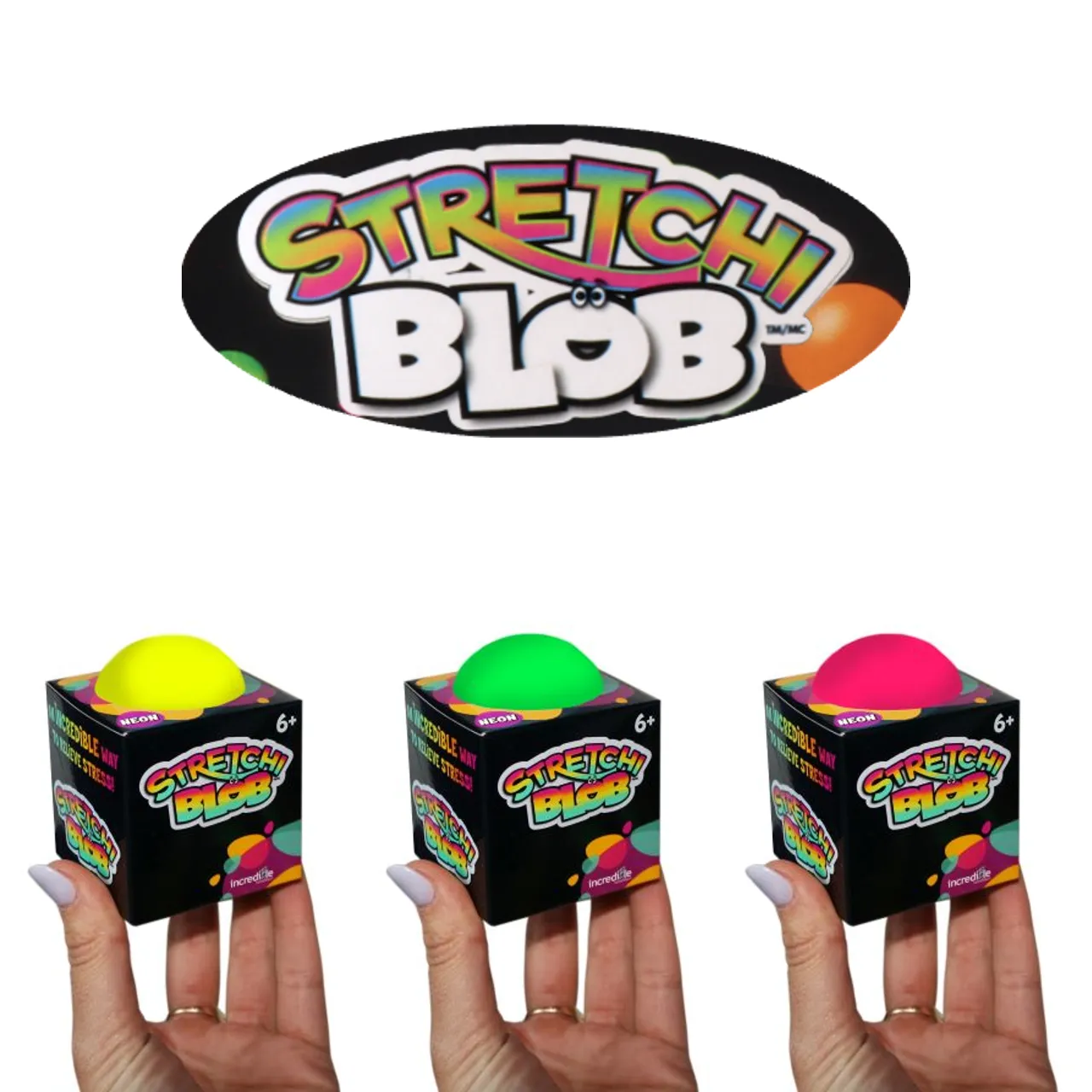 Small Neon Stretchi Balls