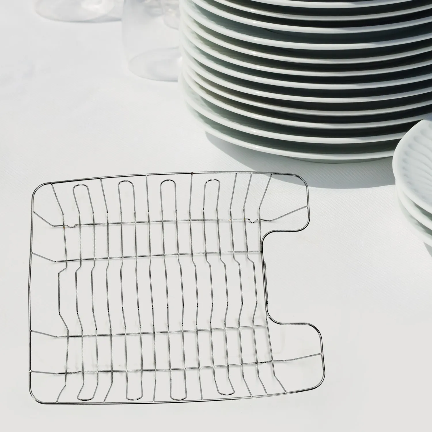 Stainless Steel Dish Drainer 43cm For Kitchen Use ( 1 pc )