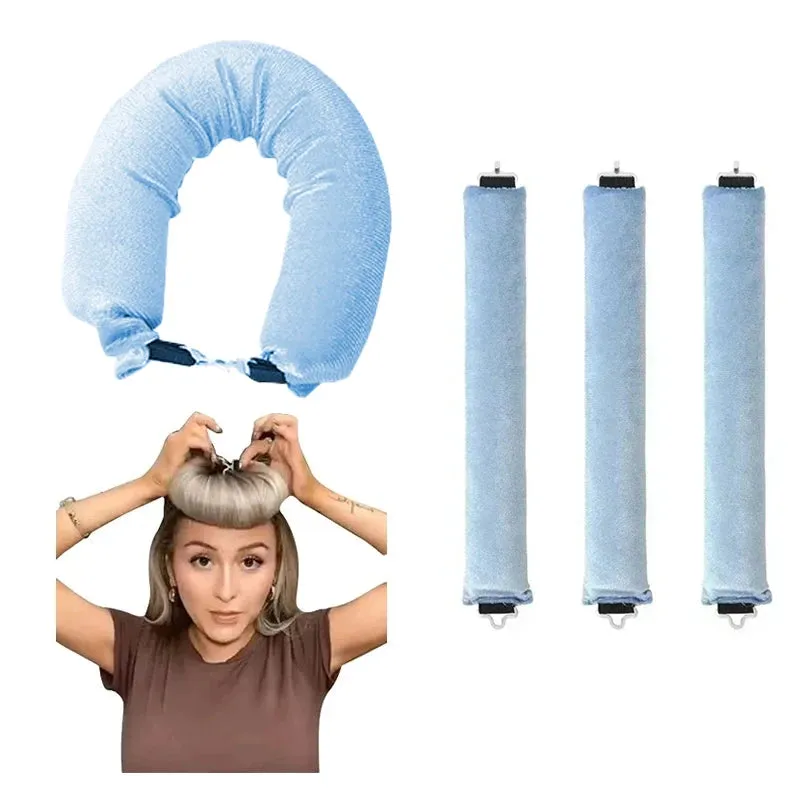 TEEK - 3pc Heatless Curling No Heat Hair Rollers