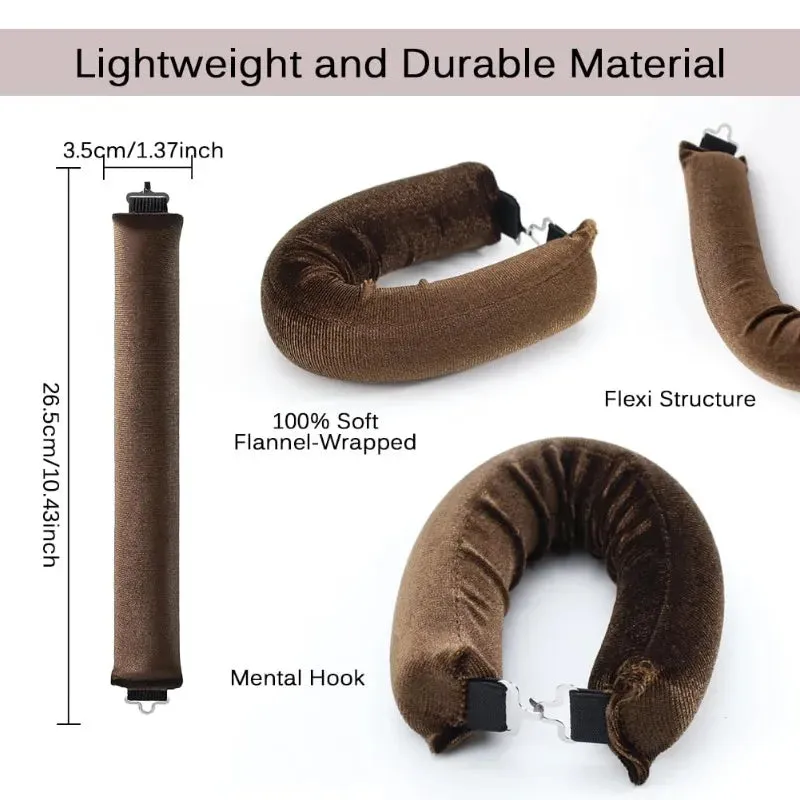 TEEK - 3pc Heatless Curling No Heat Hair Rollers