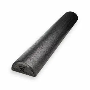 Therapy Foam Roller CanDo  Slim Half-Round Black EPP Foam 6 X 36 Inch Count of 1 By Fabrication Enterprises