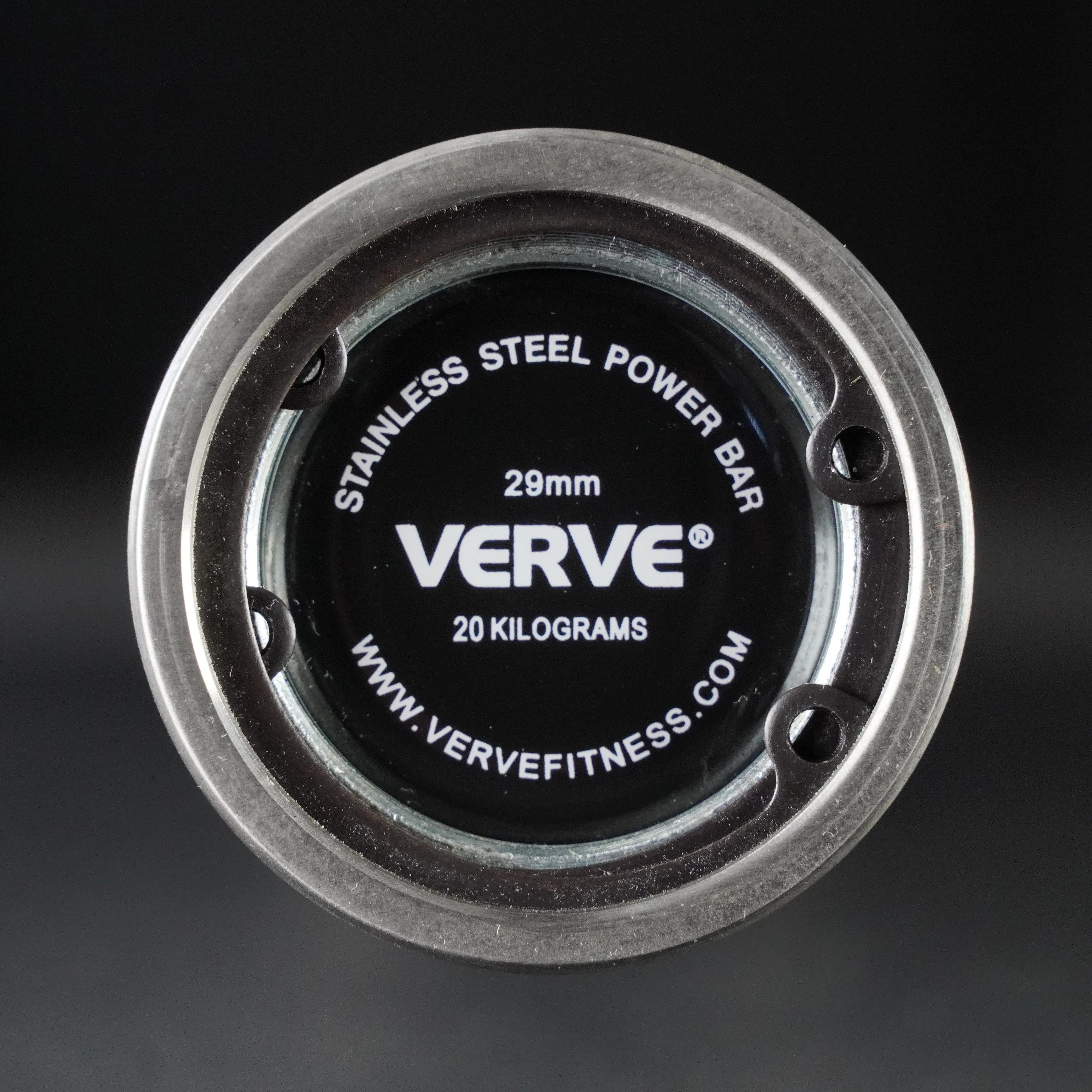 VERVE Stainless Steel Deep Knurl Power Barbell - 20kg