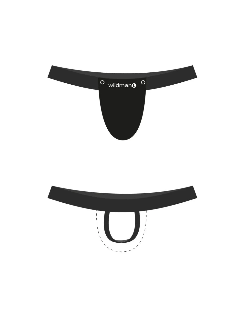 Wildmant WT14B Ball Lifter Jockstrap Color Black